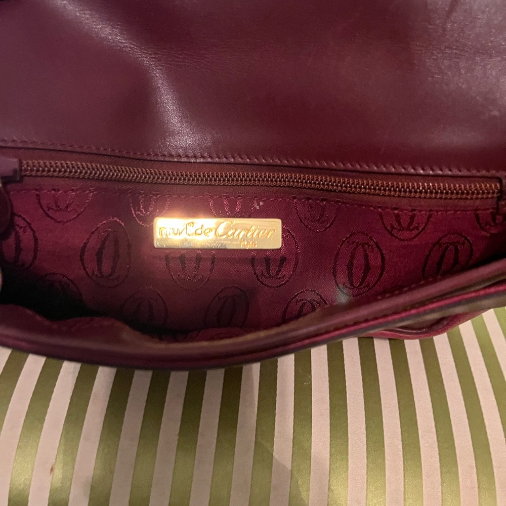 Must de Cartier flap clutch/shoulder bag - Picture 7 of 10